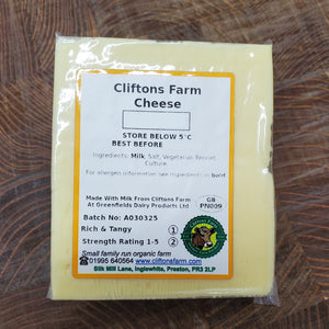 Cliftons Farm Cheese - Rich & Tangy